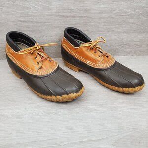 L. L. Bean vintage men's leather low bean boots